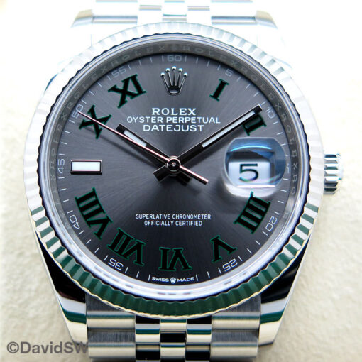 Rolex 126234 Datejust with Slate Roman Dial on Jubilee - Image 8
