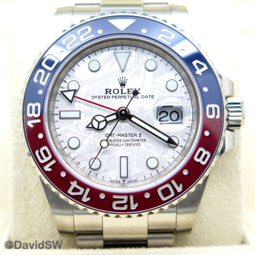 Rolex 126719BLRO GMT Master II 18K White Gold with Meteorite Dial - Image 3