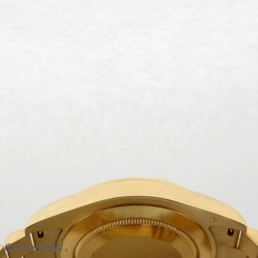 Rolex 218238 Day Date II 18K Yellow Gold with White Roman Dial - Image 6