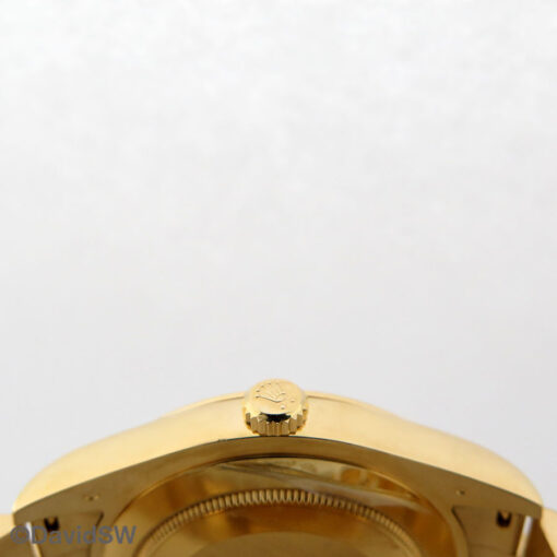 Rolex 218238 Day Date II 18K Yellow Gold with White Roman Dial - Image 5