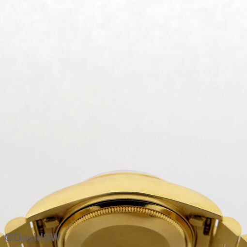 Rolex 18038 Day Date 18K Yellow Gold with Ivory Rolex Motif Arabic Dial - Image 5