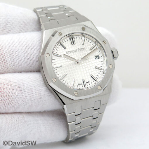 Audemars Piguet 15550ST Royal Oak "50th Anniversary " with Silver Dial