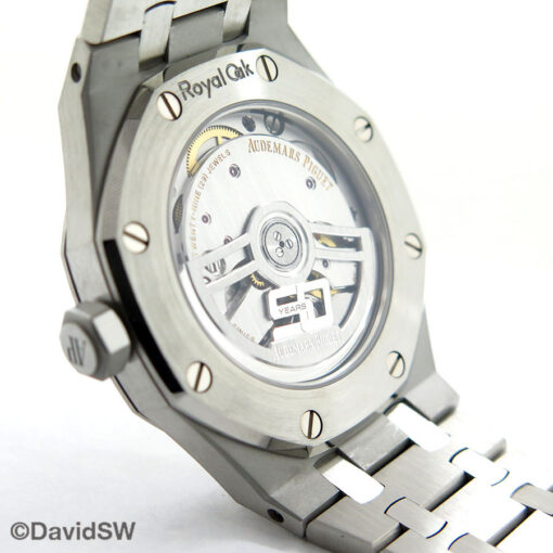 Audemars Piguet 15550ST Royal Oak "50th Anniversary " with Silver Dial - Image 4