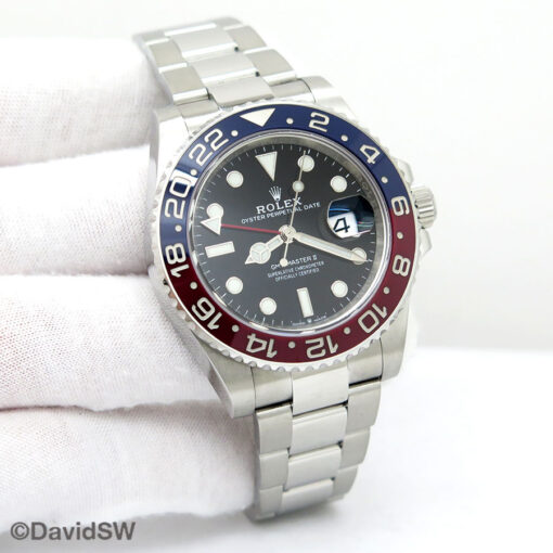 Rolex 126710BLRO GMT Master II on Oyster