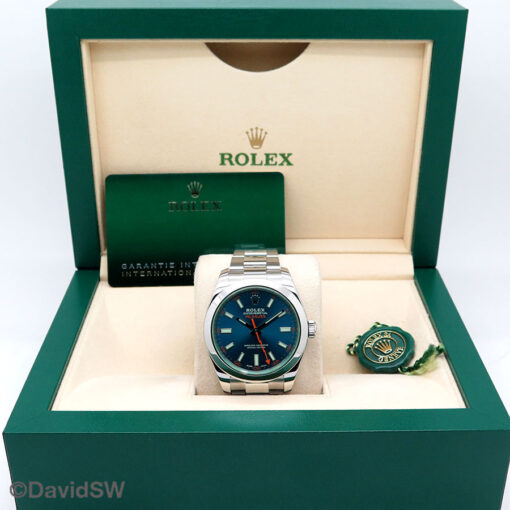 Rolex 116400GV Milgauss with Blue Dial - Image 2