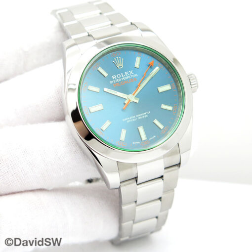 Rolex 116400GV Milgauss with Blue Dial