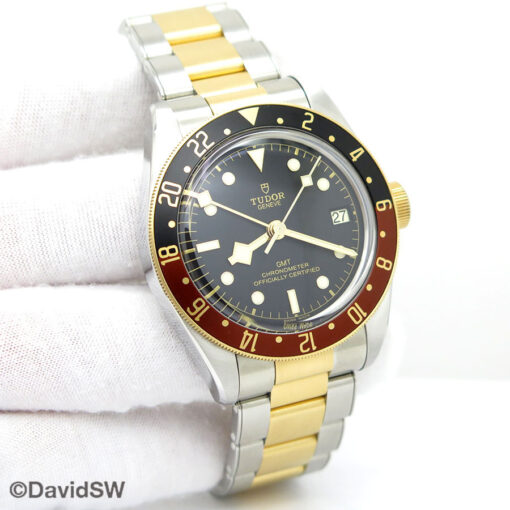 Tudor 79833MN Black Bay GMT S&G 18K/SS 41mm Automatic