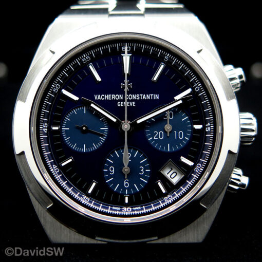 Vacheron Constantin 5500V Overseas Chronograph with Blue Dial - Image 3