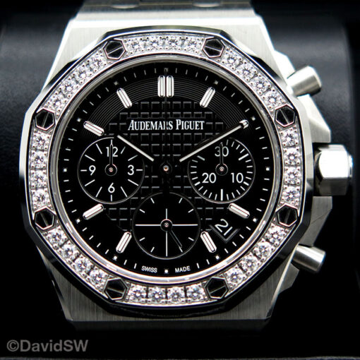 Audemars Piguet 26231ST Royal Oak Offshore Chronograph with Diamond Bezel 37mm - Image 3