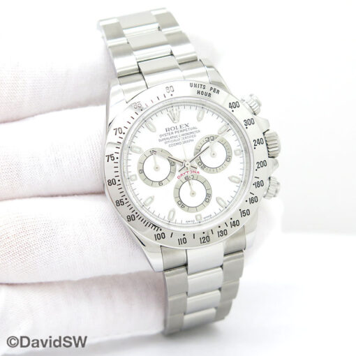 Rolex 116520 Cosmograph Daytona with White Dial
