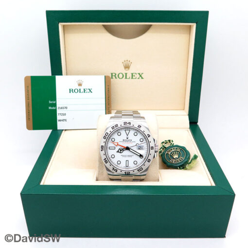 Rolex 216570 Explorer II with White Dial - Image 2