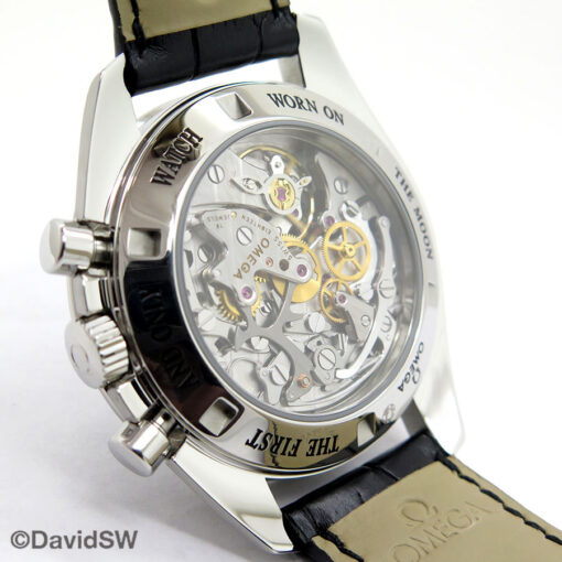 Omega Speedmaster Moonwatch 3873.50.31 “Sapphire Sandwich” on Leather Strap with 1863 Movement - Image 4