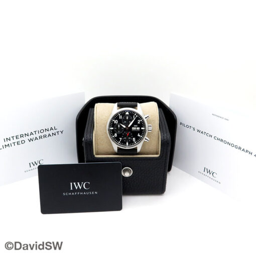 IWC IW3881 Pilot's Watch Chronograph 41mm with Black Dial - Image 2