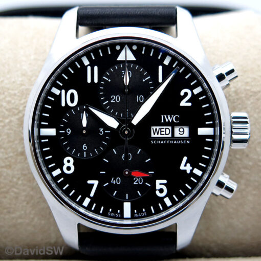 IWC IW3881 Pilot's Watch Chronograph 41mm with Black Dial - Image 3