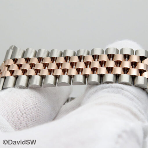 Rolex 126331 Datejust 41 18K/SS with Chocolate Stick Dial on Jubilee - Image 6