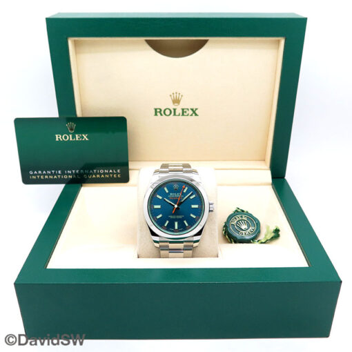 Rolex 116400GV Milgauss with Blue Dial - Image 2