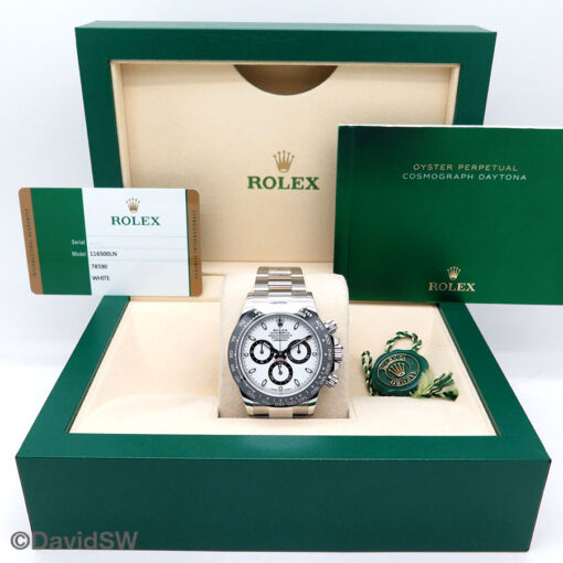 Rolex 116500LN Cosmograph Daytona with White Dial - Image 2
