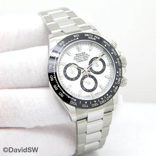 Rolex 116500LN Cosmograph Daytona with White Dial