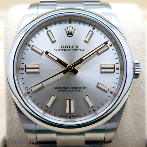 Rolex 124300 Oyster Perpetual 41 with Silver Dial - Image 3