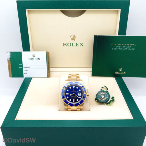 Rolex 116618LB Submariner 18K Yellow Gold - Image 2