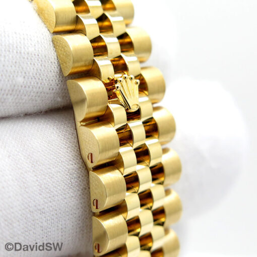 Rolex 116238 Datejust 18K Yellow Gold with Champagne Stick Dial on Jubilee - Image 7