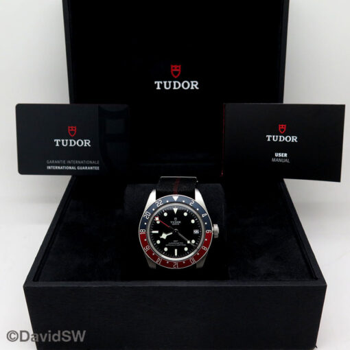 Tudor 79830RB Black Bay GMT with Red/Blue Bezel on NATO - Image 2