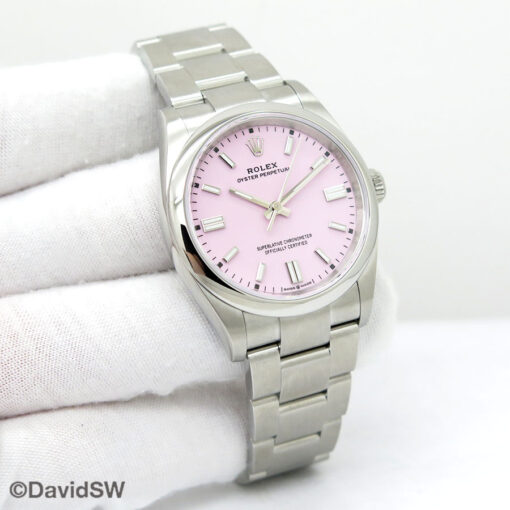 Rolex 126000 Oyster Perpetual with Pink Dial
