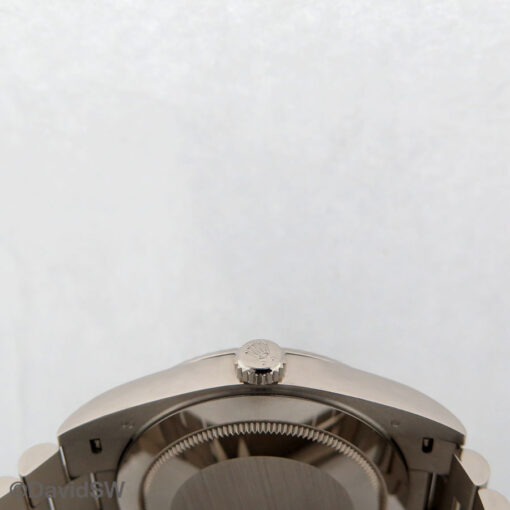 Rolex 228239 Day Date 18K White Gold with Olive Green Roman Dial - Image 4
