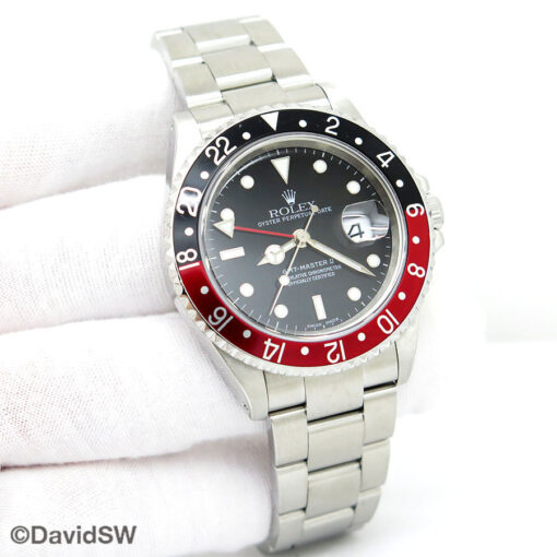 Rolex 16710 GMT Master II with Red & Black Bezel