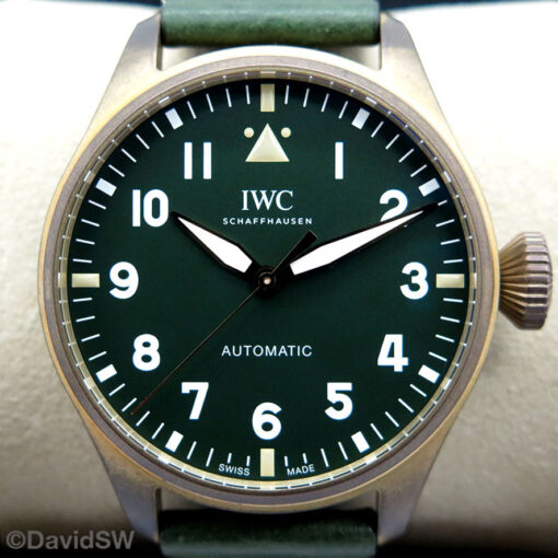 IWC IW3297 Big Pilot's Watch Spitfire Bronze with Green Dial - Image 3