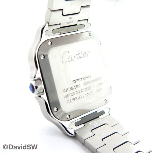 Cartier WSSA0063 Santos de Cartier Medium with Blue Dial - Image 4