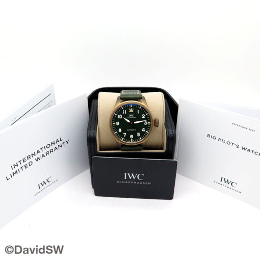IWC IW3297 Big Pilot's Watch Spitfire Bronze with Green Dial - Image 2