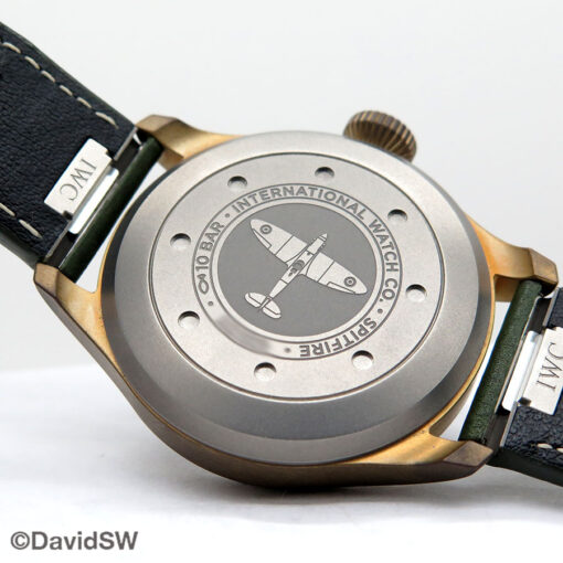 IWC IW3297 Big Pilot's Watch Spitfire Bronze with Green Dial - Image 4