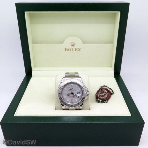 Rolex 16622 Yachtmaster with Platinum Dial - Image 2