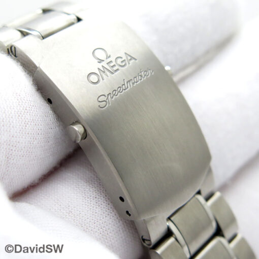 Omega Speedmaster Two Counters Titanium Chronograph with Blue Dial - Image 8