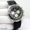 Rolex 126519LN Cosmograph Daytona 18K White Gold with Black Dial on Oysterflex (New Model)