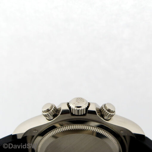 Rolex 126519LN Cosmograph Daytona 18K White Gold with Black Dial on Oysterflex (New Model) - Image 4