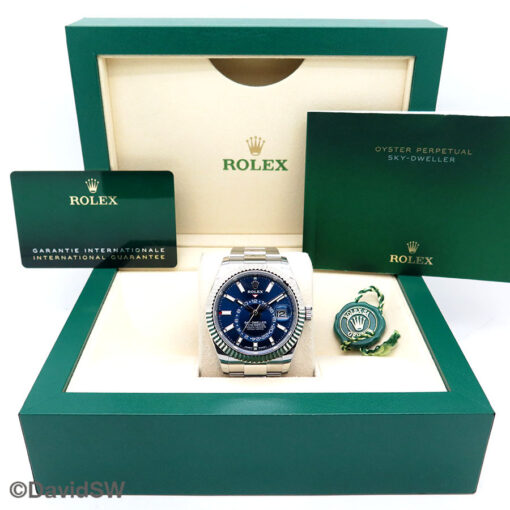 Rolex 336934 Skydweller with Blue Dial on Oyster (New 2023 Model) - Image 2