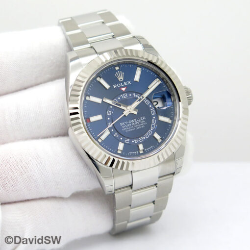 Rolex 336934 Skydweller with Blue Dial on Oyster (New 2023 Model)