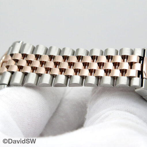 Rolex 126231 Datejust 18K/SS with Black Diamond Dial on Jubilee - Image 8