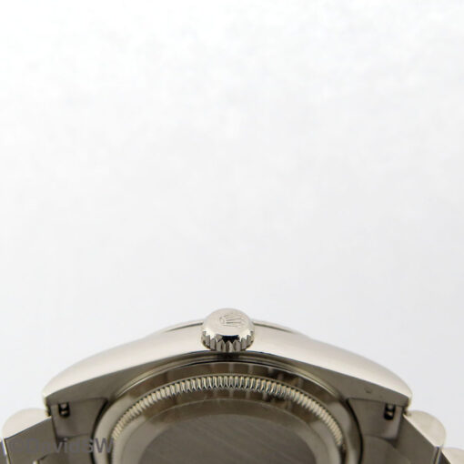 Rolex 118239 Day Date 18K White Gold with Silver Diamond Dial on President - Image 4