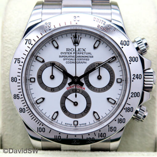 Rolex 116520 Cosmograph Daytona with White Dial - Image 3