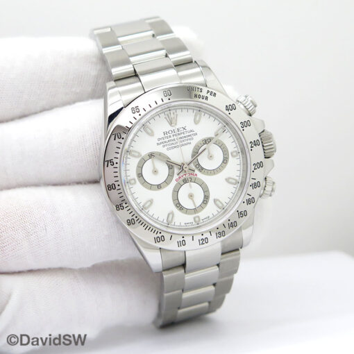 Rolex 116520 Cosmograph Daytona with White Dial