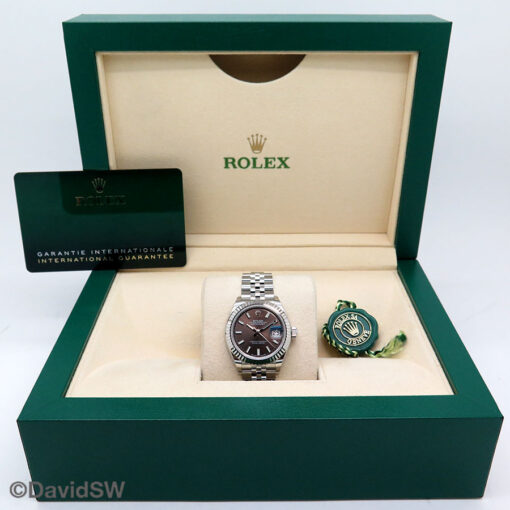 Rolex 279174 Datejust with Dark Grey Stick Dial on Jubilee - Image 2