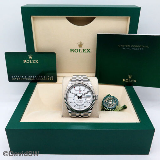 Rolex 336934 Skydweller with White Dial on Jubilee - Image 2