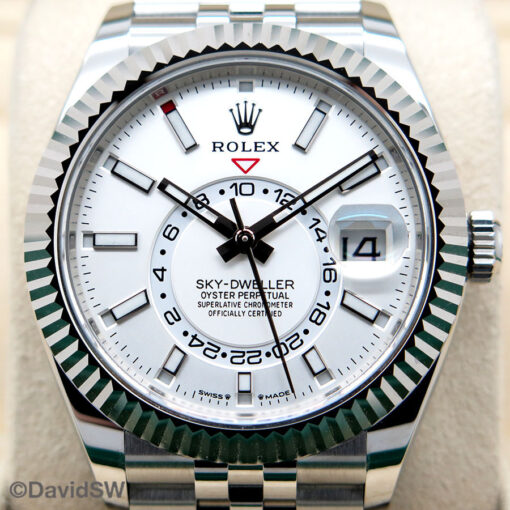Rolex 336934 Skydweller with White Dial on Jubilee - Image 3
