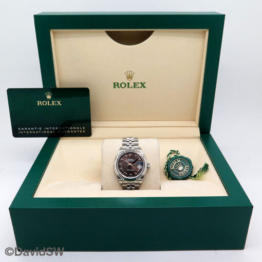 Rolex 279174 Datejust with Dark Grey Roman Dial on Jubilee - Image 2