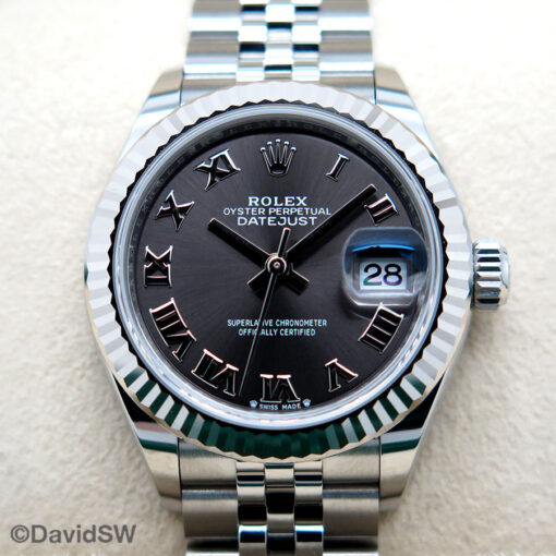 Rolex 279174 Datejust with Dark Grey Roman Dial on Jubilee - Image 3