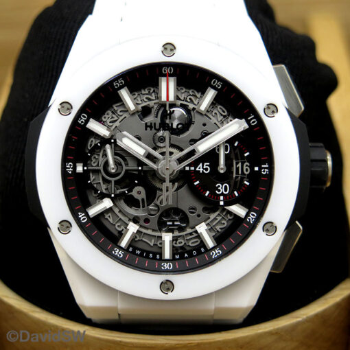 Hublot Big Bang Integrated White Ceramic Chronograph 42mm - Image 3