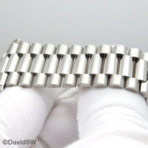 Rolex 228206 Day Date 40 Platinum with Ice Blue Baguette Diamond Dial - Image 8